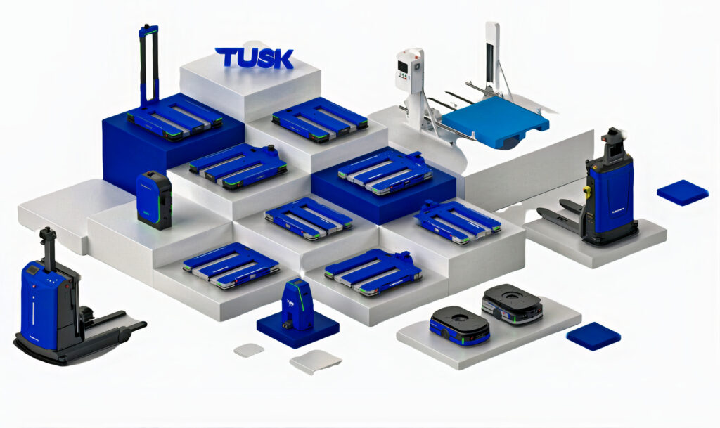 Danh mục sản phẩm robot nâng Pallet- Tuskrobots