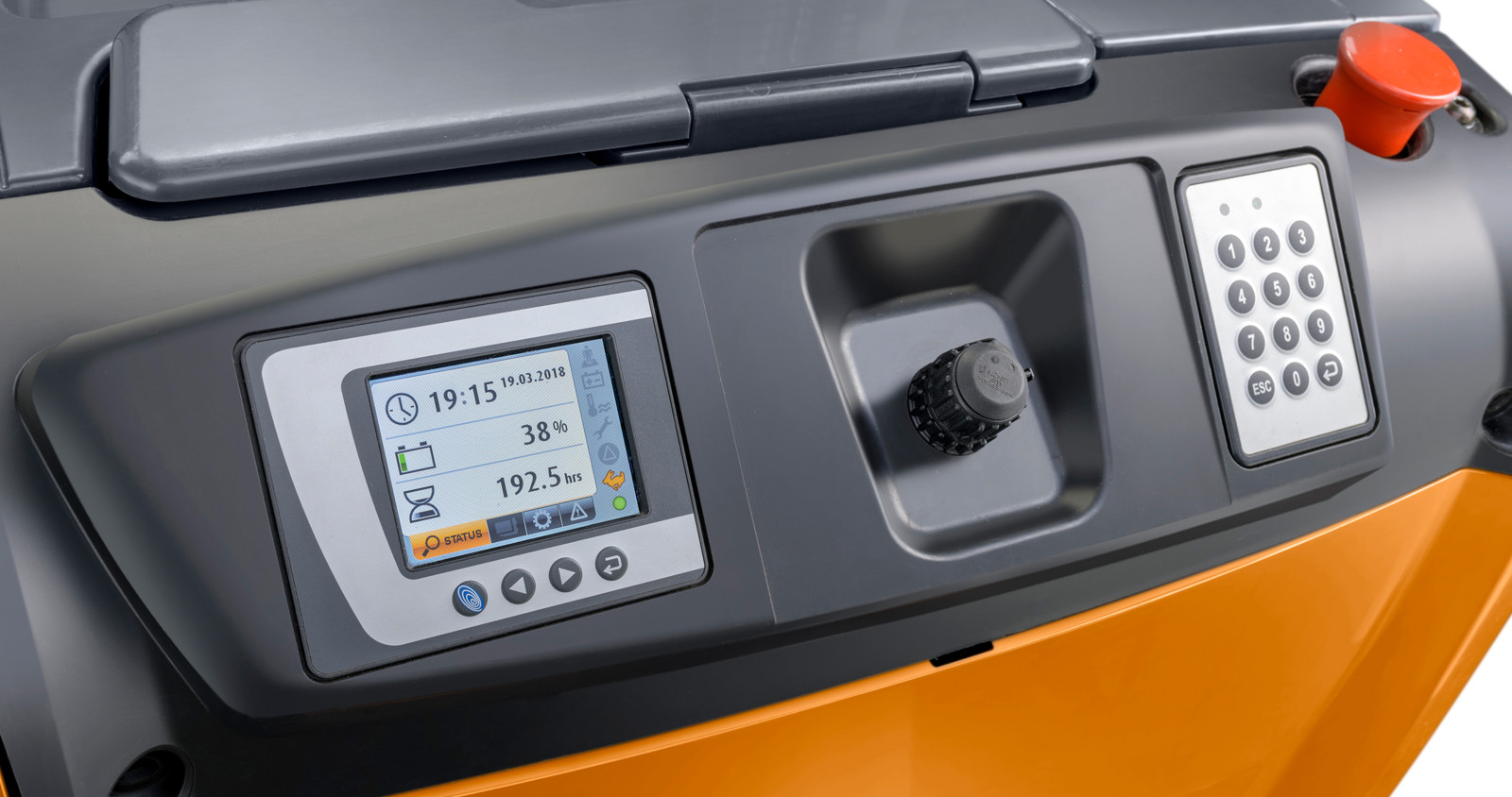 STILL_Produktrollout_EXV_CB_Cockpit_4096x2160 Màn hình hiển thị thông số hoạt động xe nâng dắt tay lên giá cao EXV16